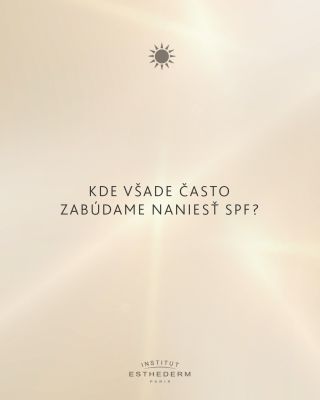 Slnko si nevyberá – a my naň často zabúdame presne tam, kde páli najviac. Ktoré miesta patria medzi najčastejšie...